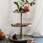 Gümüş Kaplama Servis Tabağı