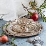 Üçlü Gümüş Kaplama Servis Takımı