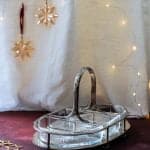 Gümüş Kaplama Servis Tabağı