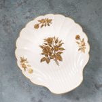 Yaldızlı Limoges Porselen Servis Tabağı