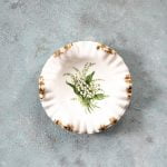 El Boyaması Porselen Duvar Tabağı